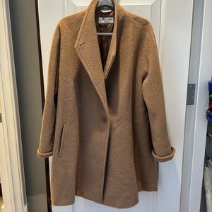 Max Mara Camel Swing Coat Size 12